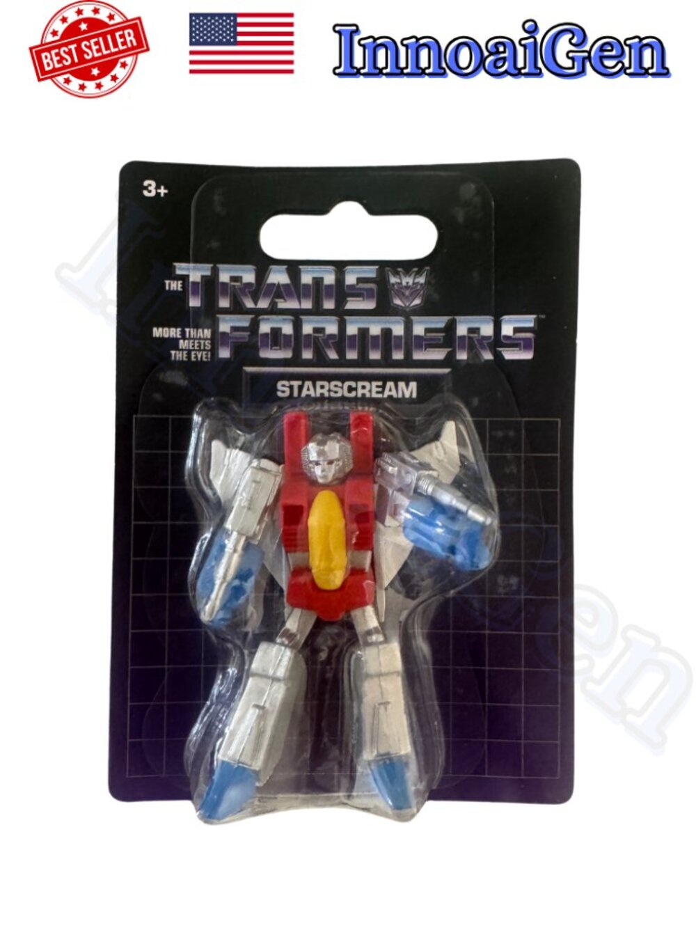 Transformers Starscream Mini Figurine Collectible Toy Figure Retro New NWT